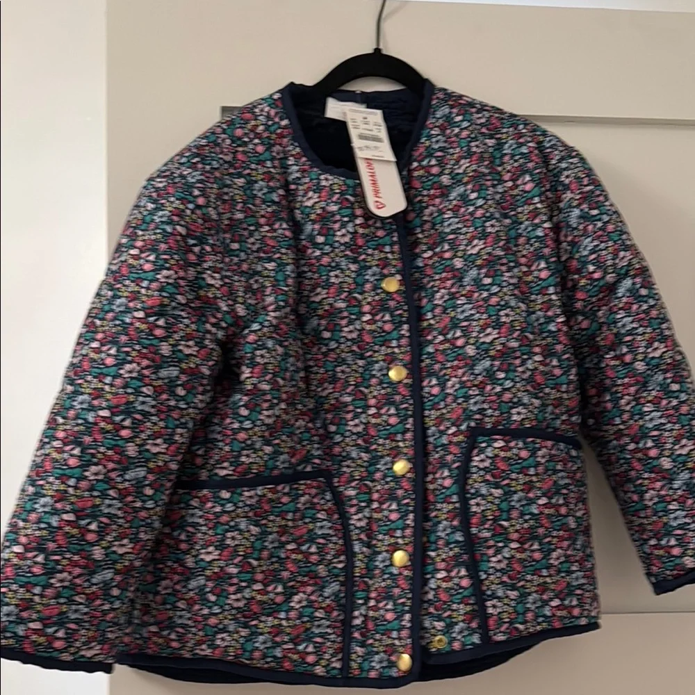 Crewcuts Blue and Gold Puffer Jacket - Picture 5 of 5